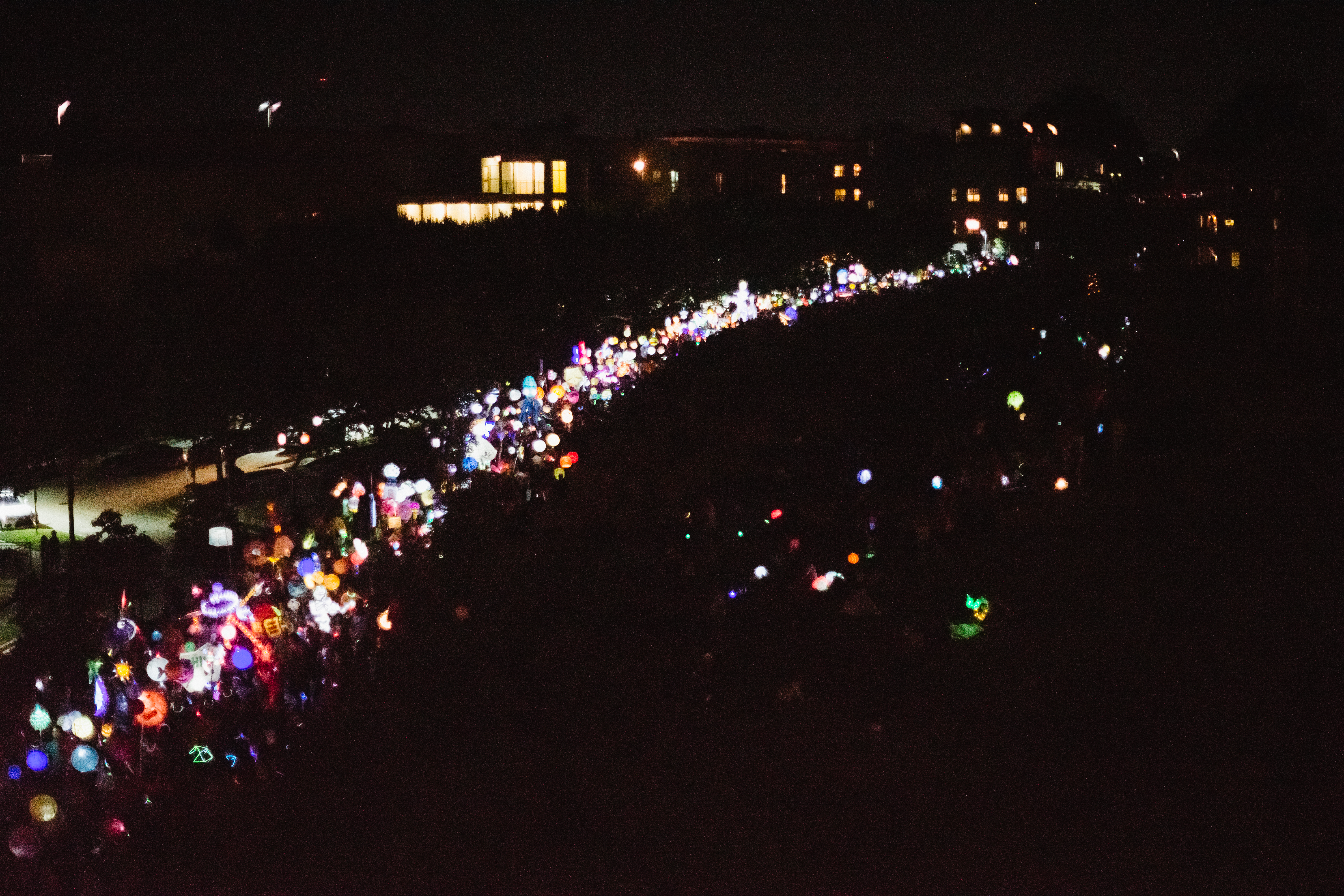 Growing from its modest roots, over 60,000 people light up the BeltLine during the lantern parade each fall.